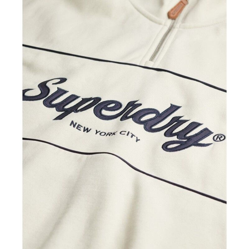 Superdry Country Club Loose 1/4 Zip - Sweatshirt femme | Hardloop