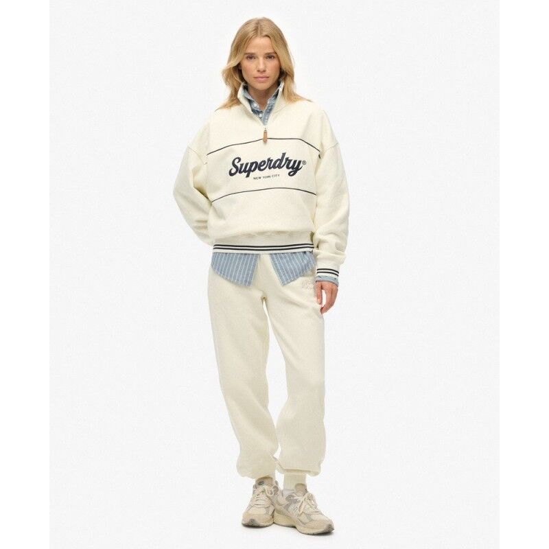 Superdry Country Club Loose 1/4 Zip - Sweatshirt femme | Hardloop