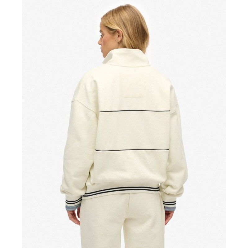 Superdry Country Club Loose 1/4 Zip - Sweatshirt femme | Hardloop