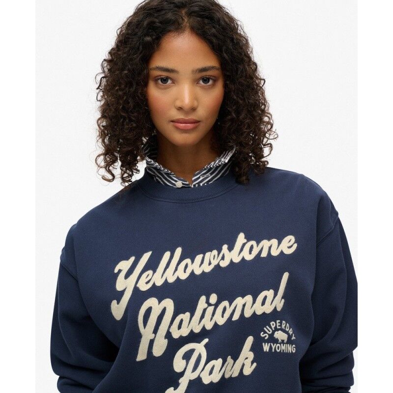 Superdry Lo-Fi Outdoor Loose Sweatshirt - Pullover - Damen | Hardloop