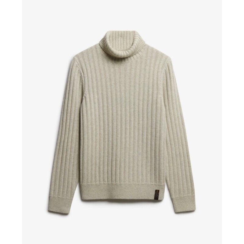 Superdry The Merchant Store Ribbed Roll Neck Jumper - Pullover - Herr | Hardloop