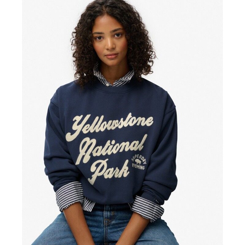 Superdry Lo-Fi Outdoor Loose Sweatshirt - Jerséis - Mujer | Hardloop