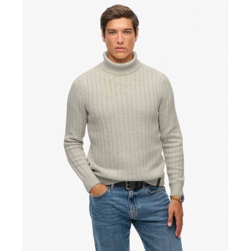 Superdry The Merchant Store Ribbed Roll Neck Jumper - Pullover homme | Hardloop