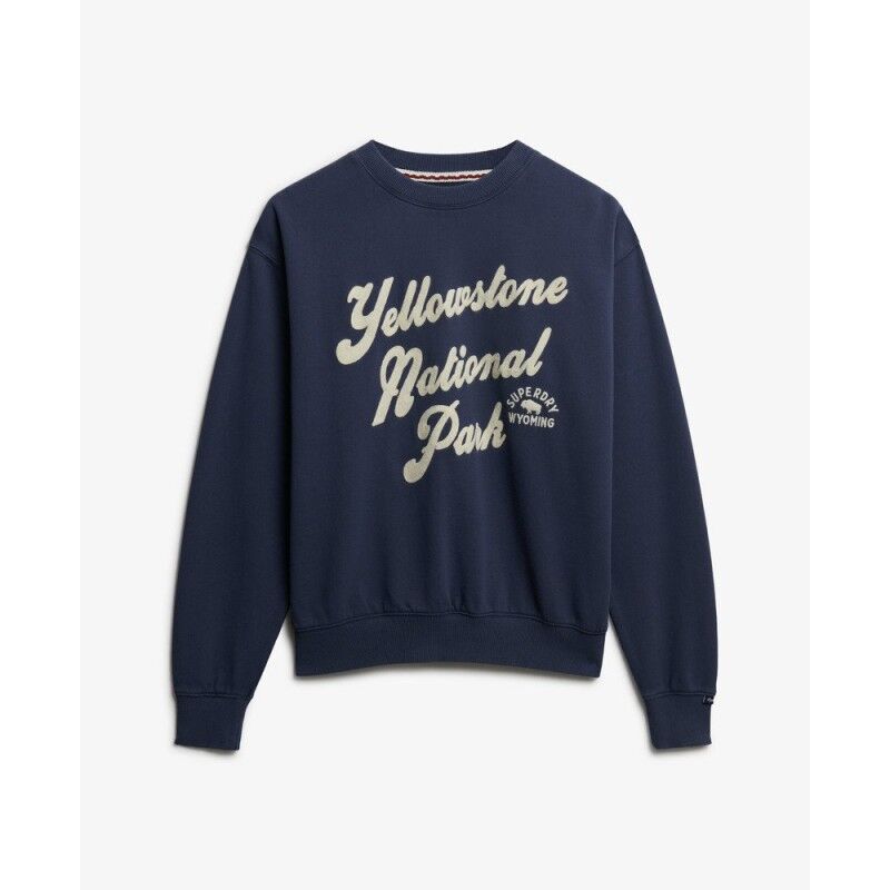 Superdry Lo-Fi Outdoor Loose Sweatshirt - Sweatere - Damer | Hardloop