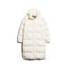 Superdry Hooded Longline Puffer Coat - Syntetjacka - Dam | Hardloop