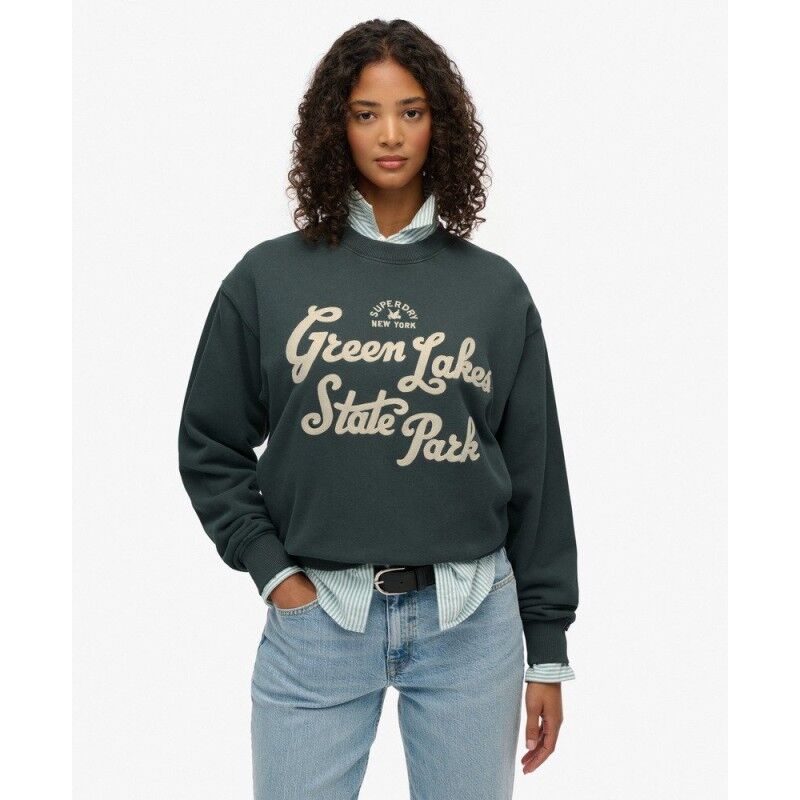Superdry Lo-Fi Outdoor Loose Sweatshirt - Jumper - Women's | Hardloop
