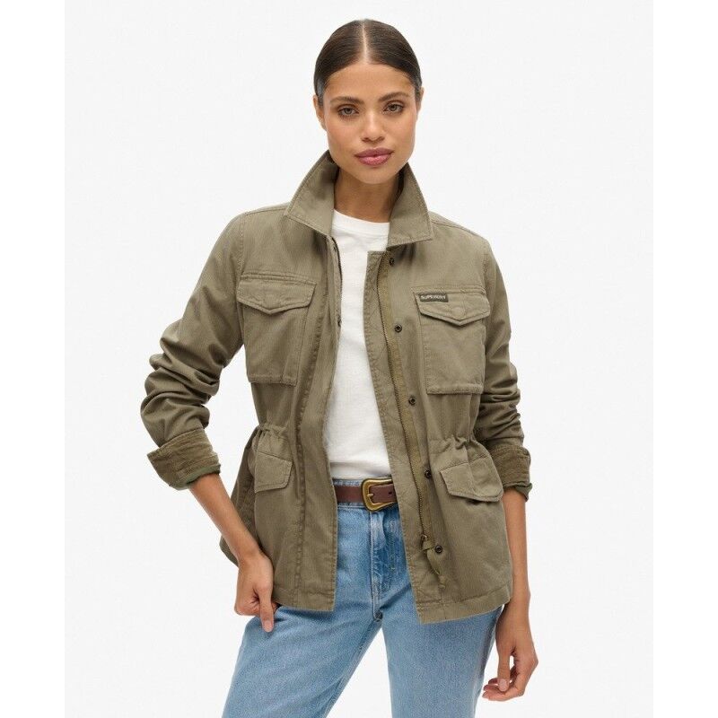 Superdry Embroidered M65 Military Jacket - Jas - Dames | Hardloop