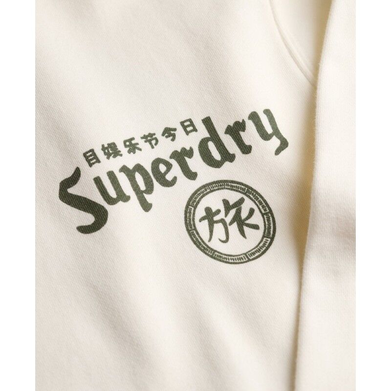 Superdry Tokyo Narrative Loose Hoodie - Pánská mikina | Hardloop