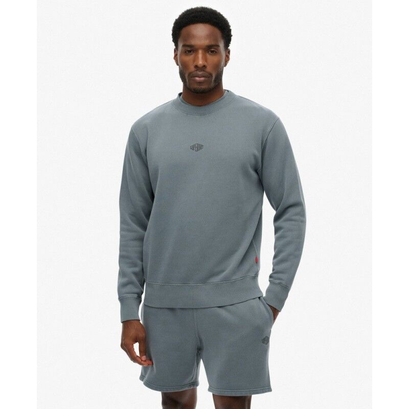 Superdry Micro Logo Crew - Sweatshirt sem capuz homem | Hardloop