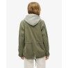 Superdry Jersey Hooded Military Jacket - Veste femme | Hardloop