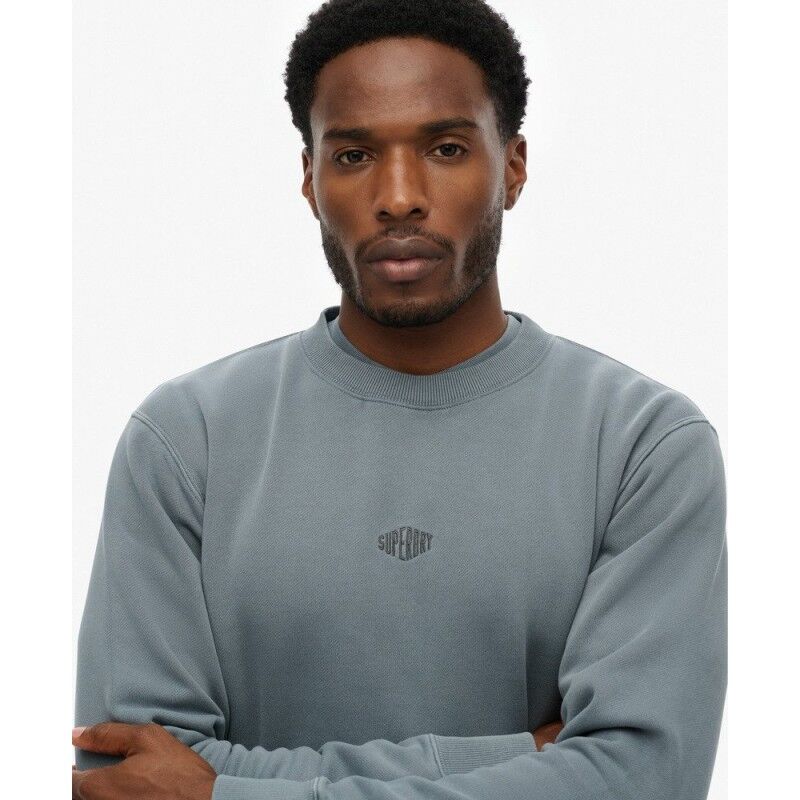 Superdry Micro Logo Crew - Pánská mikina | Hardloop