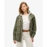 Superdry Jersey Hooded Military Jacket - Jacka - Dam | Hardloop