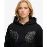 Superdry Tattoo Embellished Oversized Hoodie - Sweatshirt à capuche femme | Hardloop