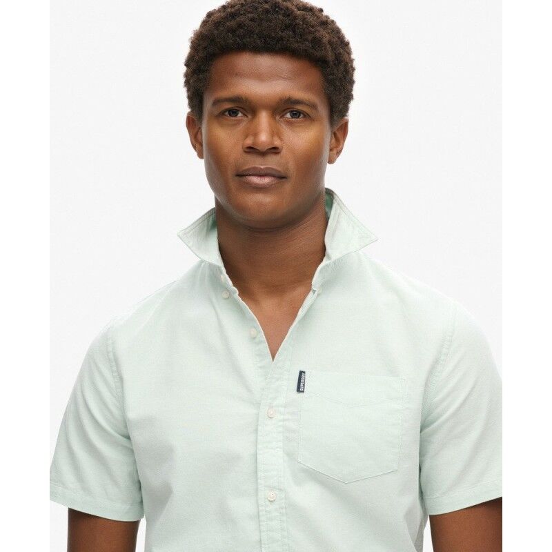 Superdry Oxford Short Sleeve Shirt - Pánská košile | Hardloop