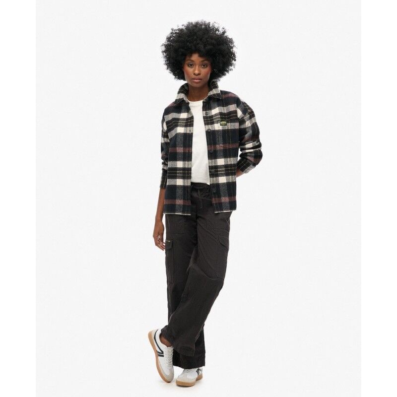 Low Rise Wide Leg Cargo Pants - Trousers - Women's