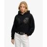 Superdry Tattoo Embellished Oversized Hoodie - Sweatshirt à capuche femme | Hardloop
