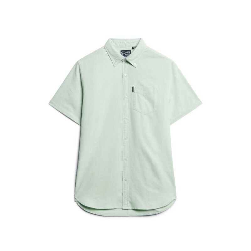 Superdry Oxford Short Sleeve Shirt - Skjorta - Herr | Hardloop