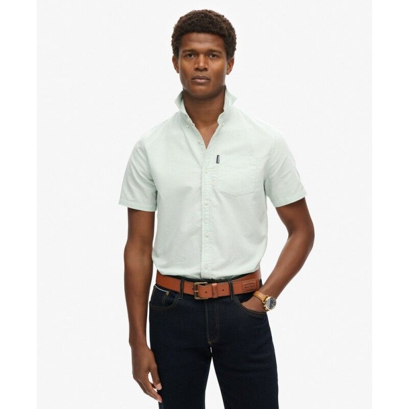 Superdry Oxford Short Sleeve Shirt - Pánská košile | Hardloop