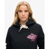 Superdry Athletic Metallic Hood - Sweatshirt à capuche femme | Hardloop