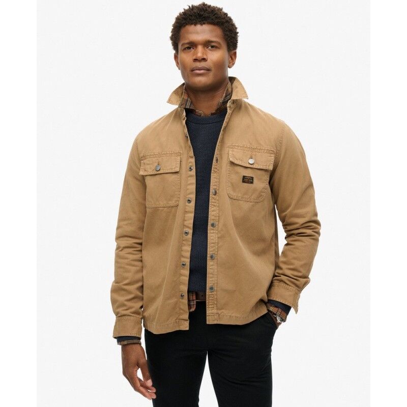 Superdry Organic Cotton Canvas Workwear Overshirt - Paitatakki - Miehet | Hardloop