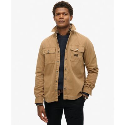 Organic Cotton Canvas Workwear Overshirt - Pánská svrchní košile