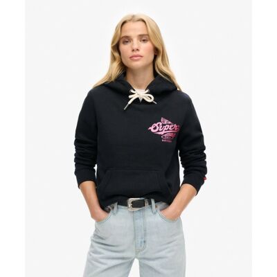 Athletic Metallic Hood - Sudadera - Mujer
