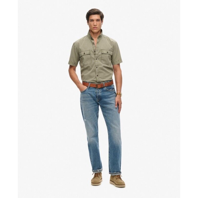 Superdry Military Short Sleeve Shirt - Pánská košile | Hardloop