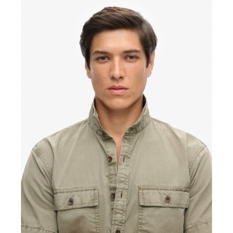 Superdry Military Short Sleeve Shirt - Pánská košile | Hardloop