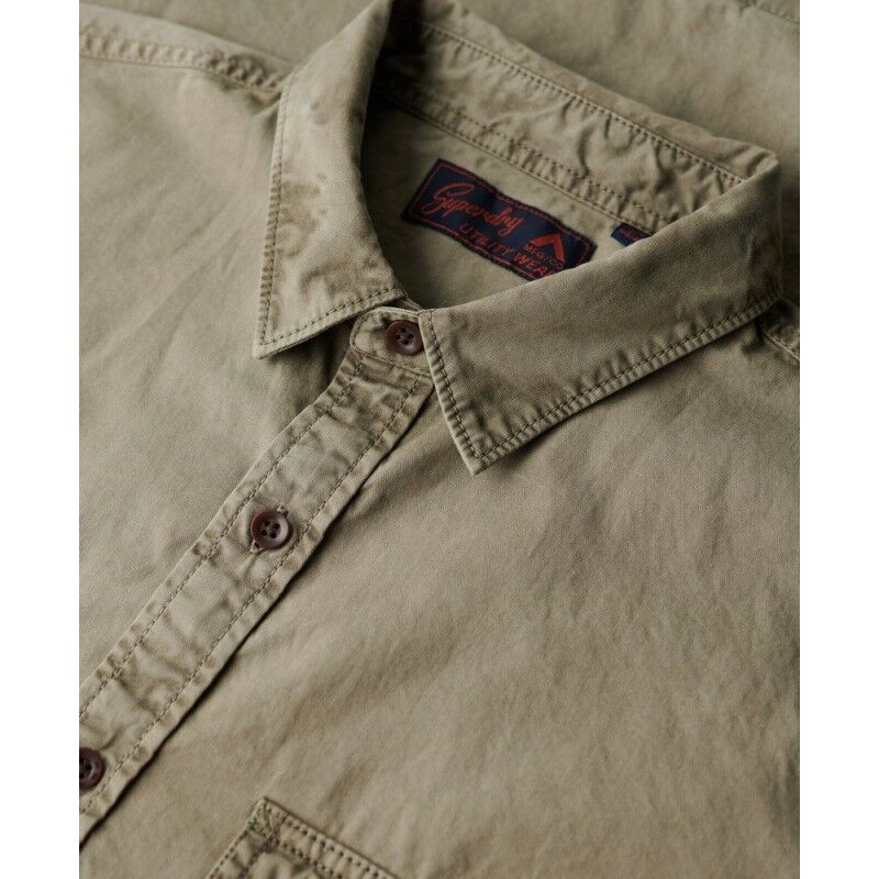 Superdry Military Short Sleeve Shirt - Hemd - Herren | Hardloop
