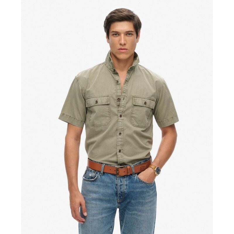 Superdry Military Short Sleeve Shirt - Chemise homme | Hardloop