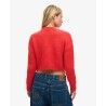 Superdry Vintage Textured Crop Knit Jumper - Pullover mulher | Hardloop