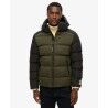 Superdry Hooded Colour Block Sport Puffer - Donsjack - Heren | Hardloop