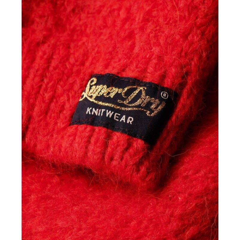 Superdry Vintage Textured Crop Knit Jumper - Sweatere - Damer | Hardloop