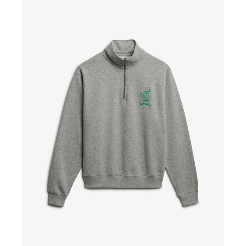 Superdry Country Club Crest Half Zip Sweatshirt - Pullover - Damen | Hardloop