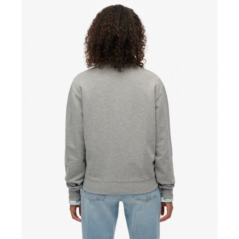 Superdry Country Club Crest Half Zip Sweatshirt - Felpa - Donna | Hardloop