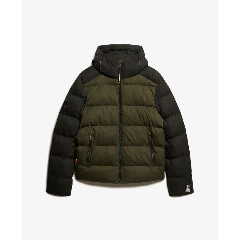Superdry Hooded Colour Block Sport Puffer - Giacca sintetica - Uomo | Hardloop