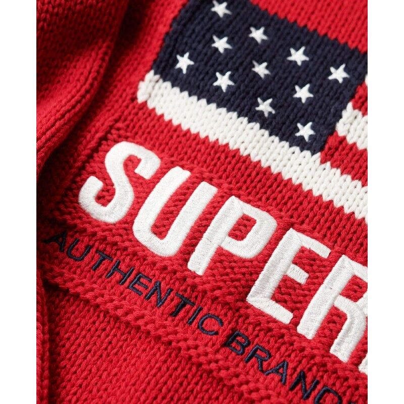 Superdry Americana Roll Neck Knit Jumper - Pullover - Damen | Hardloop