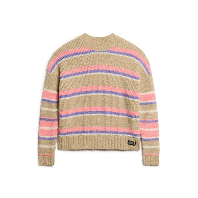 Superdry Multi Stripe Crew Jumper - Pullover femme | Hardloop