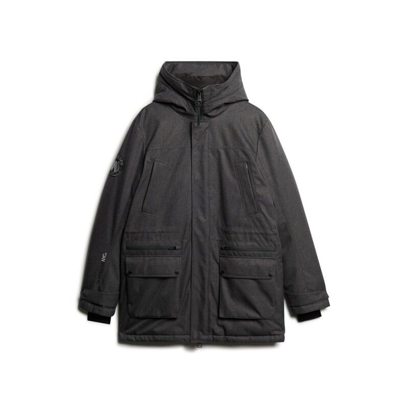 Superdry City Tweed Padded Parka Jacket - Pánská zimní bunda | Hardloop