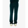 Superdry Velour Wide Leg Jogger - Träningsbyxa - Dam | Hardloop
