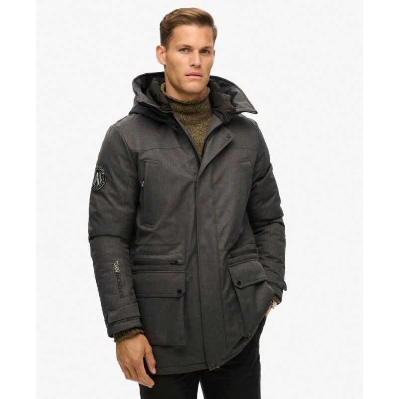 Superdry City Tweed Padded Parka Jacket - Parkatakki - Miehet | Hardloop
