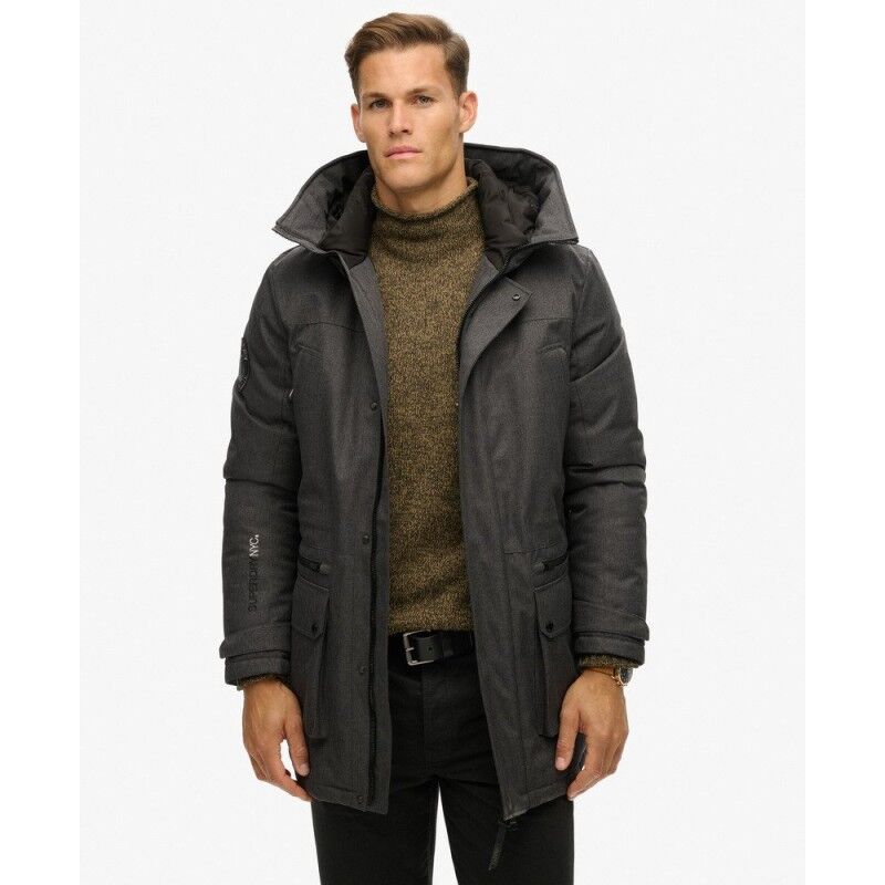 Superdry City Tweed Padded Parka Jacket - Parka - Hombre | Hardloop