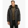 Superdry City Tweed Padded Parka Jacket - Parka - Herrer | Hardloop