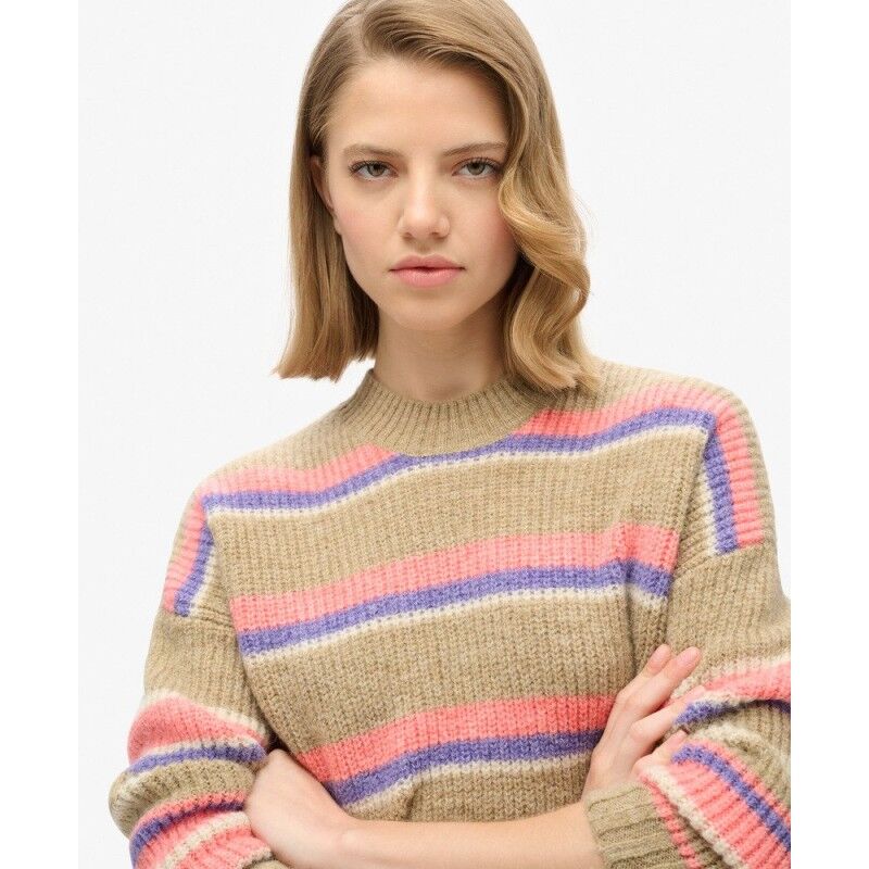 Superdry Multi Stripe Crew Jumper - Jumper - Women's | Hardloop