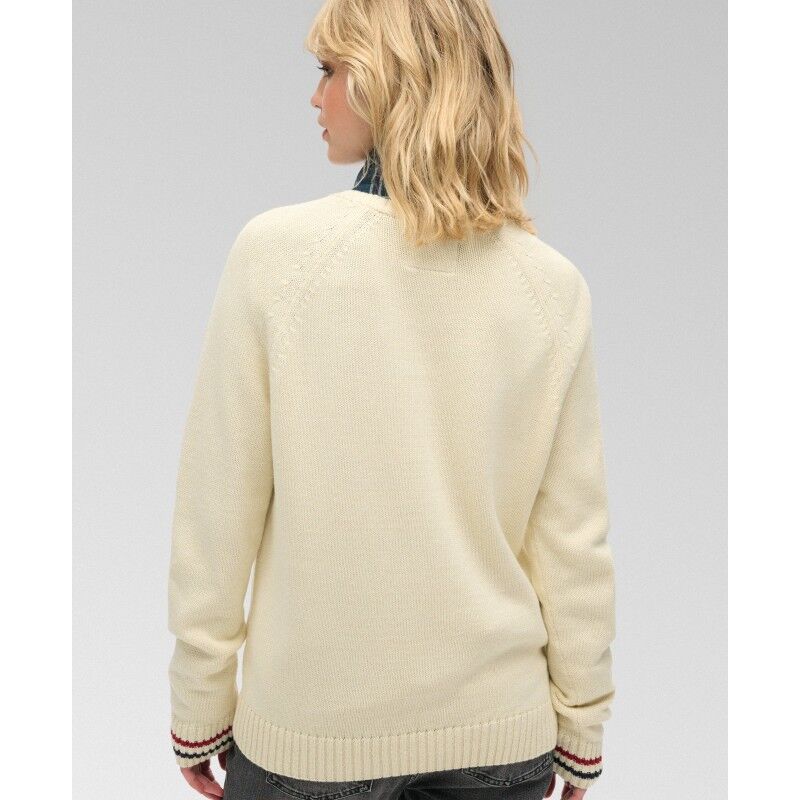 Superdry Slouchy Knitted Graphic Crew Jumper - Pullover - Damen | Hardloop