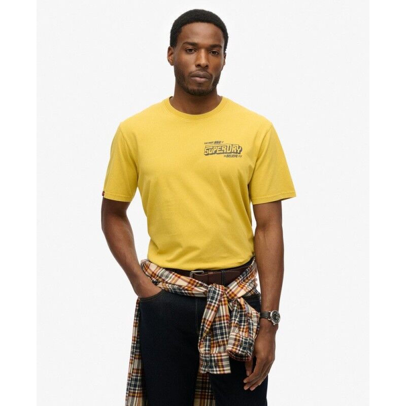 Superdry B-movie Graphic Loose Tee - T-Shirt - Herren | Hardloop