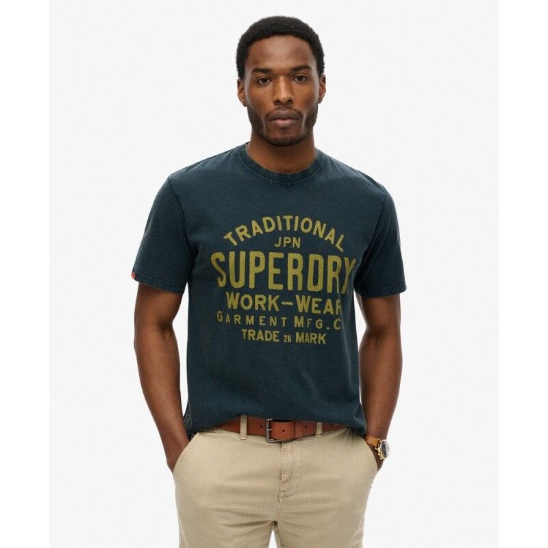 Superdry Machined Goods Workwear T-Shirt - T-shirt - Uomo | Hardloop