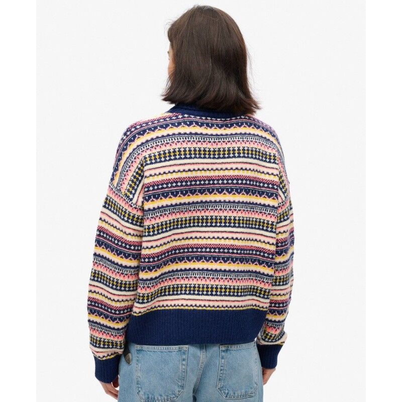 Superdry Textured Stripe Pattern Jumper - Pullover femme | Hardloop
