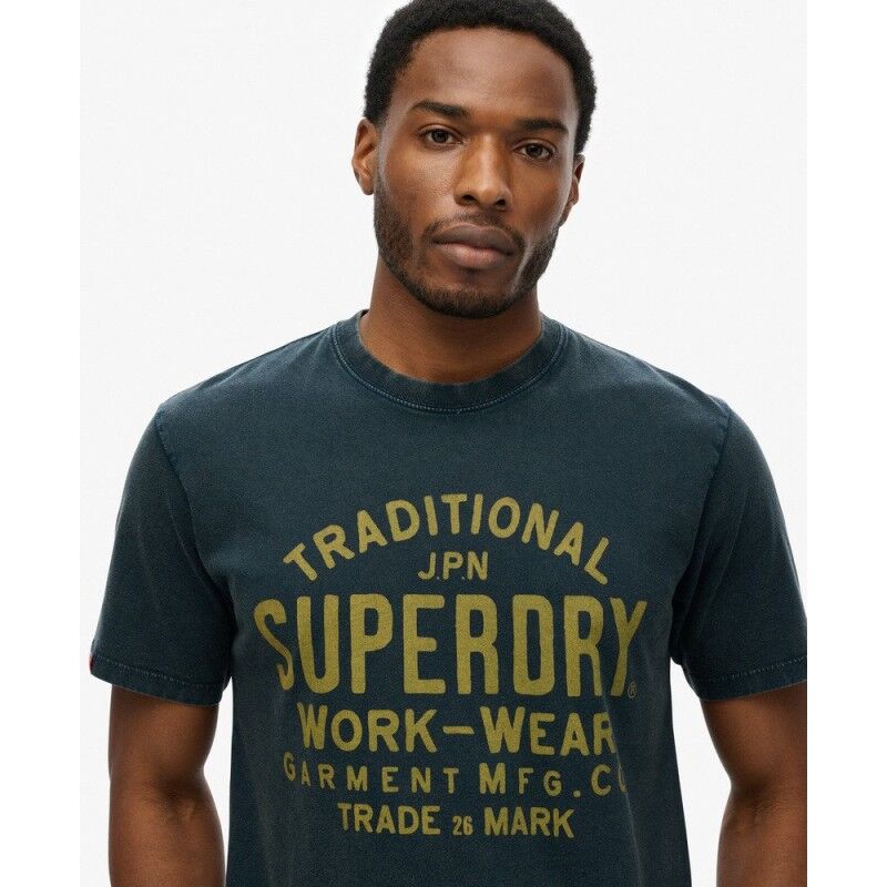 Superdry Machined Goods Workwear T-Shirt - T-paita - Miehet | Hardloop