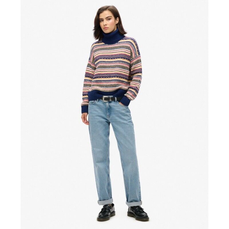 Superdry Textured Stripe Pattern Jumper - Dámsky pullover | Hardloop